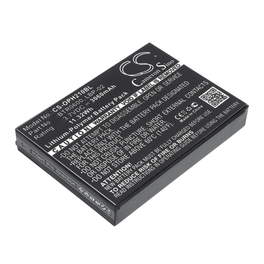 3.7V 3060mAh / 11.32Wh Li-Polymer Akku f.:Opticon Model: 02-BATLION-21, 0B25-001M000, 2ICP48/65/11-2, BTR0600, LBP-02, H21, H21 1D, H21 1D alpha, H21
