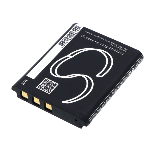 3.7V 1050mAh / 3.89Wh Li-ion Akku f.:Casio Model: NP-160, Exilim EX-FC500, Exilim EX-ZR50, Exilim EX-ZR55, Exilim EX-ZR60, Exilim EX-ZS220