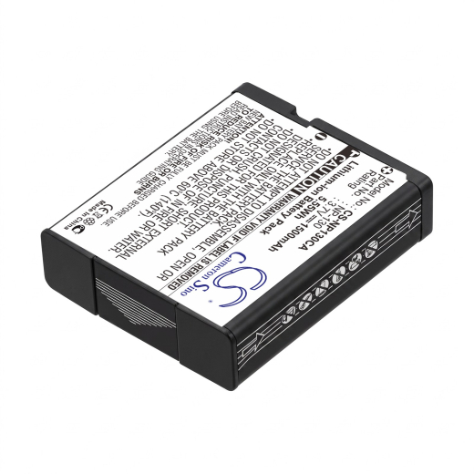 3.7V 1500mAh Li-ion Akku f.:Casio Model: NP-130, NP-130A, Exilim EX-FC300S, Exilim EX-H30, Exilim EX-H30BK, Exilim EX-H35, Exilim EX-ZR100, Exilim EX