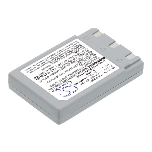 3.7V 850mAh / 3.15Wh Li-ion Akku f.:KONICA Model: DR-LB4, Revio KD-310, Revio KD-310Z, Revio KD-400Z, Revio KD-410Z, Revio KD-420Z, Revio KD-500Z, Re