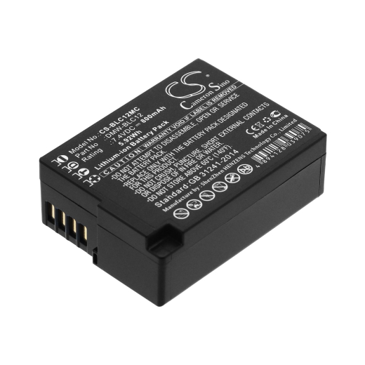 7.4V 800mAh / 5.92Wh Li-ion Akku f.:Leica Model: BP-DC12, Leica Q, V-Lux 4