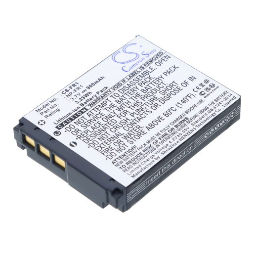 3.7V 900mAh / 3.33Wh Li-ion Akku f.:Sony Model: NP-FR1, Cyber-shot DSC-F88, Cyber-shot DSC-P100, Cyber-shot DSC-P100/L, Cyber-shot DSC-P100/LJ, Cyber