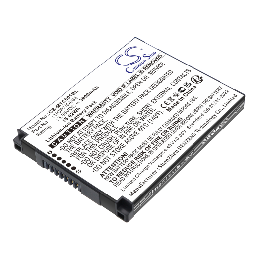3.85V 3900mAh / 15.02Wh Li-ion Akku f.:iMozen Model: 1ICP7/54/64, TC601, TC601A