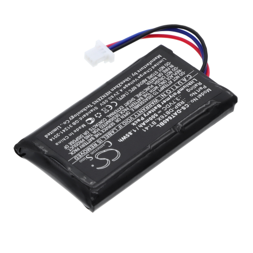 3.7V 500mAh / 1.85Wh Li-Polymer Akku f.:Datalogic Model: 128004100, BT-41, RBP-DBT6X, RBP-6400, RIDA DBT6400