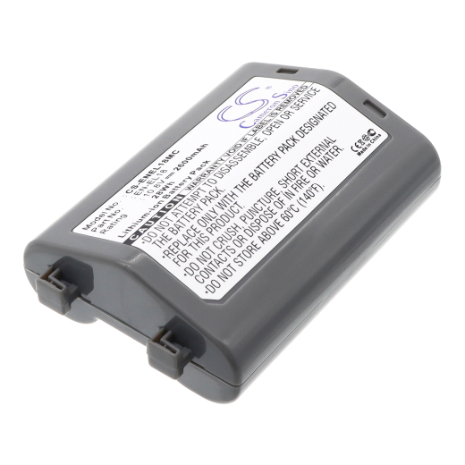 10.8V 2600mAh / 28.08Wh Li-ion Akku f.:Nikon Model: EN-EL18, EN-EL18a, D4 DSLR, D4S, D5, D500, D800, D800E, D810, D810A, D850