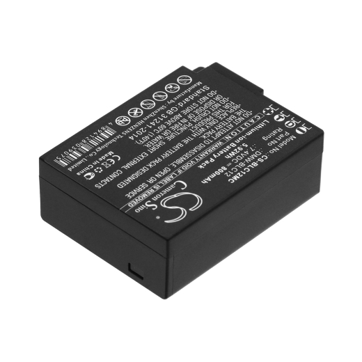 7.4V 800mAh / 5.92Wh Li-ion Akku f.:Leica Model: BP-DC12, Leica Q, V-Lux 4