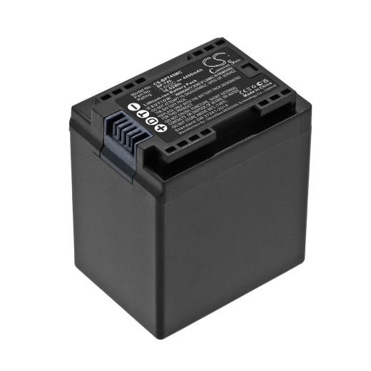 3.6V 4450mAh / 16.02Wh Li-ion Akku f.:Canon Model: BP-745, IXIA HF R306, Legria HF R306, Legria HF R36, Legria HF R37, Legria HF R38, Legria HF R506,
