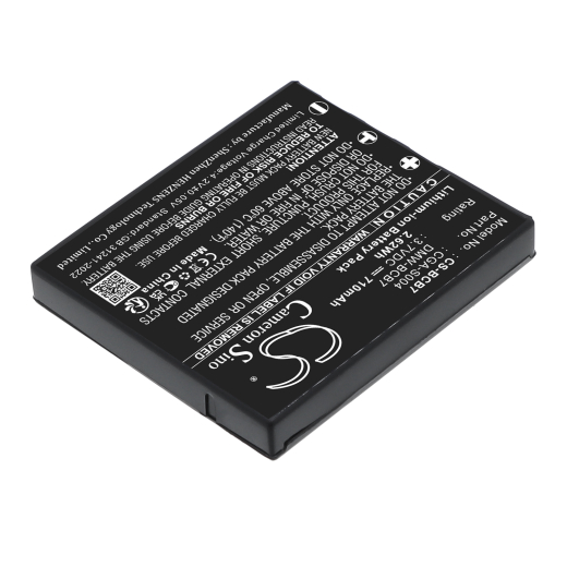 3.7V 710mAh Li-ion Akku f.:Panasonic Model: CGA-S004, CGA-S004A, CGA-S004A/1B, CGA-S004E/1B, DMW-BCB7, DMC-FX2B, DMC-FX2EBS, DMC-FX2EG-S, DMC-FX2S, D