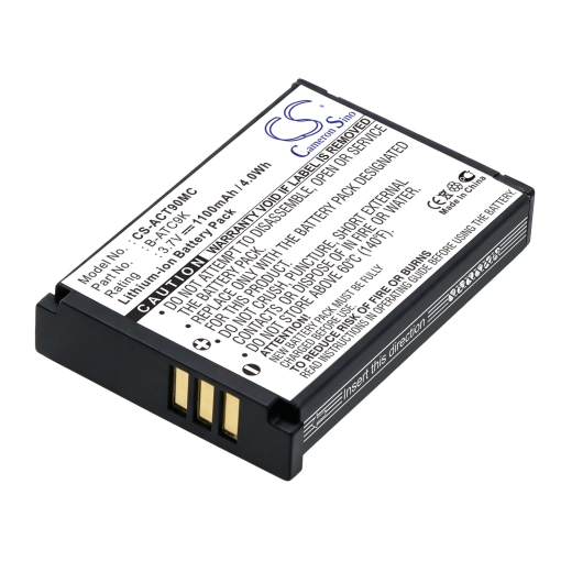 3.7V 1100mAh / 4.07Wh Li-ion Akku f.:Oregon Scientific Model: AE803042P8HT, B-ATC9K, B-ATC9K-JWP, ATC9k, ATC9k Action Camera