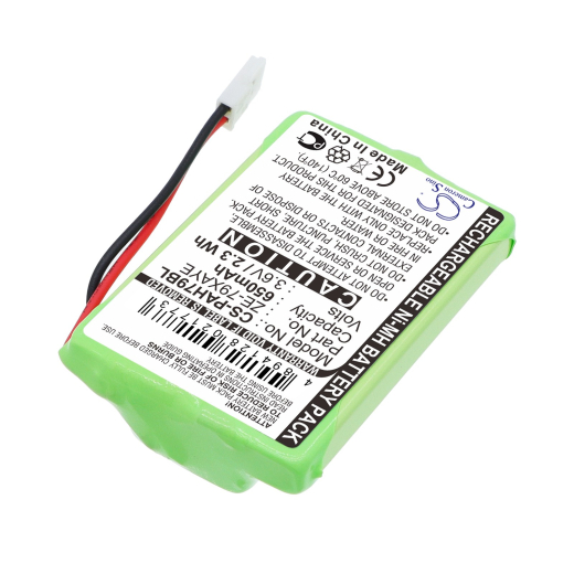 3.6V 650mAh/2.34Wh Ni-MH Akku f.:Panasonic Model: ZE-79XAYE, Handheld ZE-79, Handheld ZE-79UNCY, Handheld ZE-79XAYE