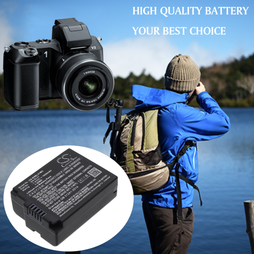 7.4V 1020mAh / 7.55Wh Li-ion Akku f.:Nikon Model: EN-EL21, 1 V2