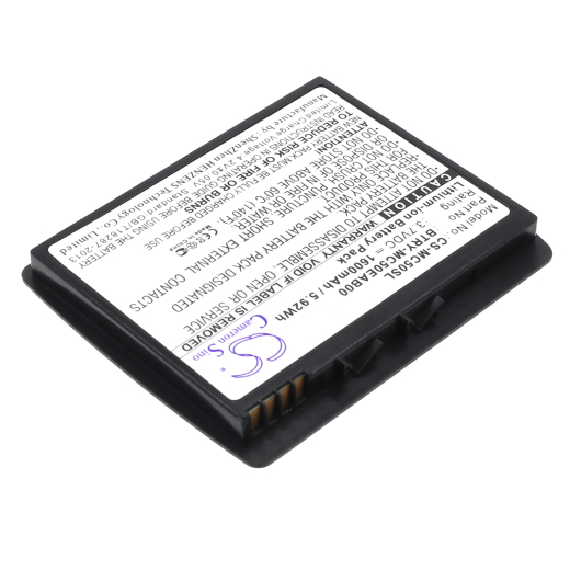 3.7V 1600mAh Li-ion Akku f.:Symbol Model: 21-67314-01, BTRY-MC50EAB00, MC50, MC5040