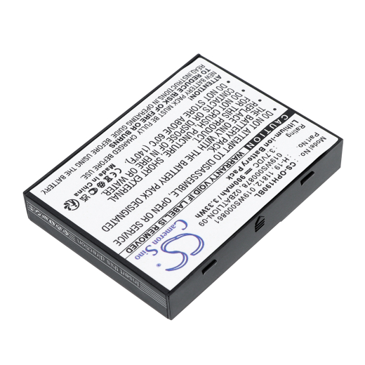 3.7V 900mAh / 3.33Wh Li-ion Akku f.:Opticon Model: 019WS000861, 019WS000878, 02BATLION-09, 11812, H-16, H-19, H16, H-16, H-16A, H-16B, H19, H-19, H19