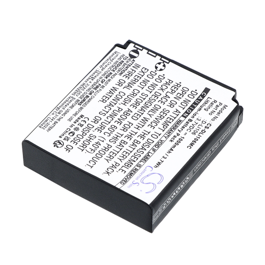 3.7V 1000mAh / 3.7Wh Li-ion Akku f.:PENTAX Model: D-LI106, MX-1, Optio X90