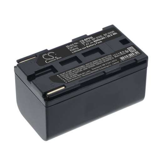 7.4V 4000mAh Li-ion Akku f.:Canon Model: BP-930, BP-930E, BP-930R, C2, DM-MV1, DM-MV10, E1, E2, E30, ES300V, ES4000, ES410V, ES420V, ES50, ES5000, ES