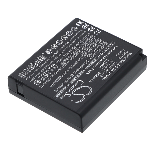3.7V 850mAh/3.15Wh Li-ion Akku f.:Leica Model: 18719, 18720, BP-DC9, BP-DC9E, BP-DC9U, D-LUX5, D-LUX5E, D-LUX6, V-LUX 2, V-LUX 3