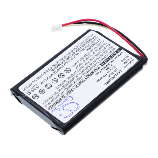 3.7V 1100mAh Li-ion Akku f.:Digital Ally Model: 135-0036, DV-500ULTRA, DVB-500, DVM-500 Plus, DVM-500PL, DVM-750