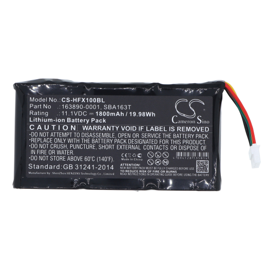 11.1V 1800mAh / 19.98Wh Li-ion Akku f.:LXE Model:, FX1380