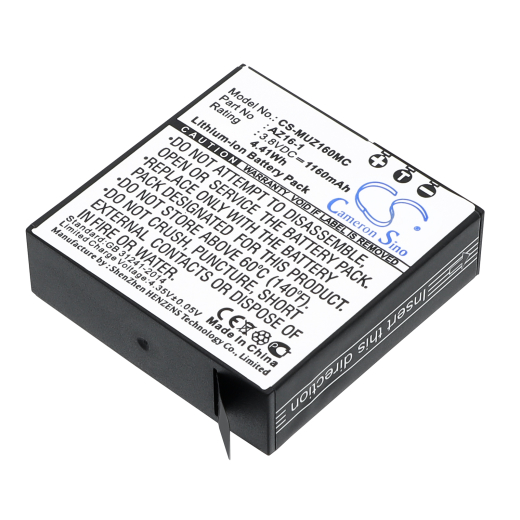 3.8V 1160mAh / 4.41Wh Li-ion Akku f.:Xiaomi Model: AZ16-1, AZ16