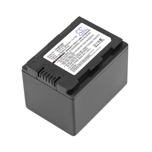 3.7V 3600mAh / 13.32Wh Li-ion Akku f.:Samsung Model: IA-BP420E, HMX-H200, HMX-H200BP, HMX-H203, HMX-H203BN, HMX-H204, HMX-H204BN, HMX-H205, HMX-H205B