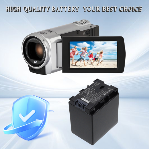 3.7V 4450mAh/16.47Wh Li-ion Akku f.:JVC Model: BN-VG138, BN-VG138EU, BN-VG138US, GZ-E10, GZ-E100, GZ-E200, GZ-E200AU, GZ-E200BU, GZ-E200RU, GZ-E205,
