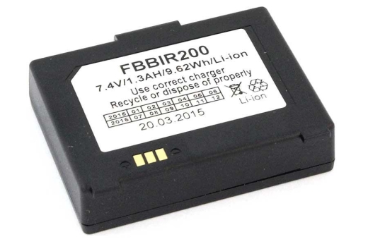 Li-Ion Akku für Bixolon SPP-R200/II, SPP-R300, SPP-R400 13 7,4V/1,3 Ah