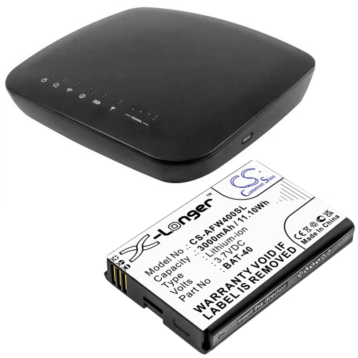 3.7V 3000mAh / 11.10Wh Li-ion Akku für: AT&T Model: BAT-40, IFWA-40, Wireless Internet Wi-Fi Hotspo
