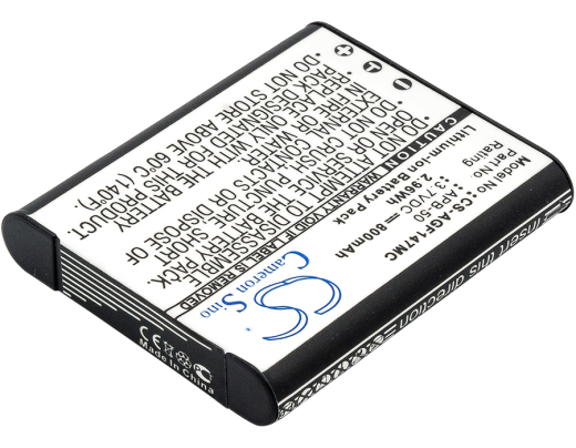 3.7V 800mAh/2.96Wh Li-ion Akku f.:Agfa Model: APB-50, APB-50(ICP7/35/41), Optima 147