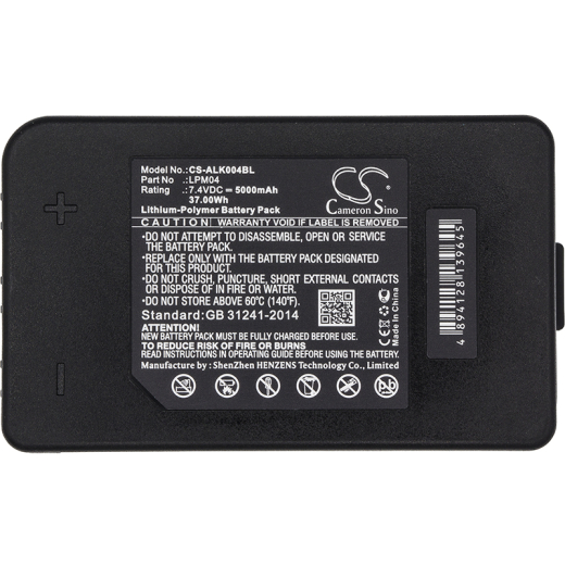 7.4V 5000mAh / 37.00Wh 5000mAh / 37.00Wh Akku f.:Autec Model: LPM04, R0BATT00E12A0, Autec DJM, DJR, FJM, FJR 5000mAh / 37.00Wh