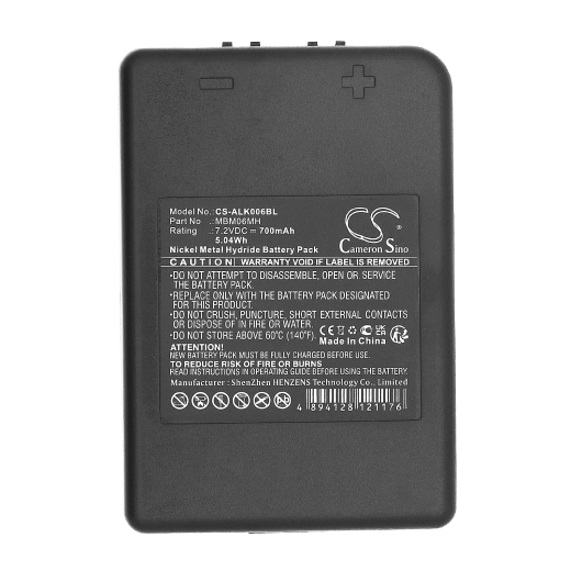 7.2V 700mAh / 5.04Wh 700mAh / 5.04Wh Akku f.:Autec Model: MBM06MH, E16 KTC, E16 Sirio 42, Funkfernsteuerung Modular MJ, Funkfernsteuerung Modular MK,
