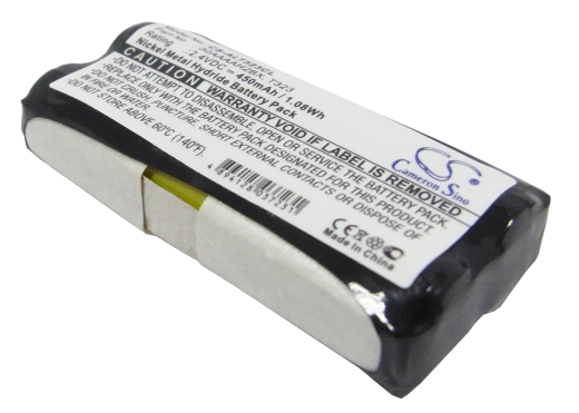 2.4V 450mAh / 1.08Wh Ni-MH Akku f.:Audioline Model: 30AAAAH2BX, T323, DECT 5100, DECT 550, DECT 5500, DECT 5501, DECT 5800, DECT 6000 SMS, DECT 7500,
