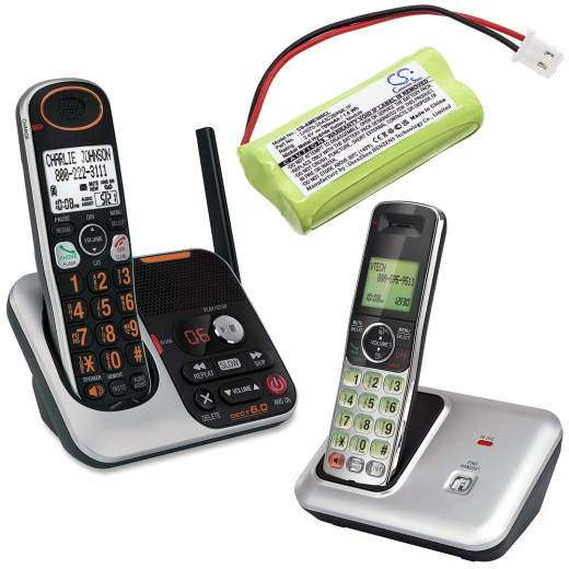2.4V 700mAh / 1.68Wh Ni-MH Akku f.:Telekom Model:, A602 Touch