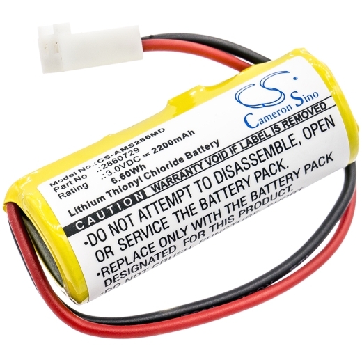 3.0V 2200mAh / 6.60Wh Li-SOCl2 Akku für: IVAC Corp Model: B11008, Mini Med III