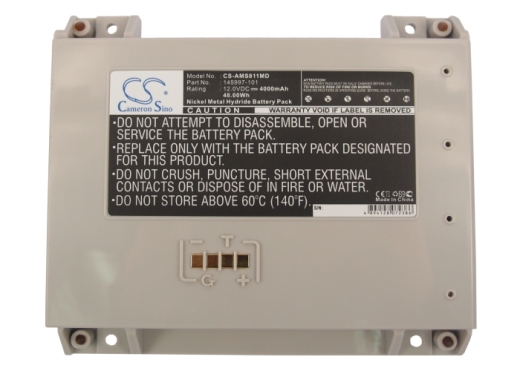 12.0V 4000mAh / 48.00Wh Nickel-Metallhydrid Akku für: Diversified Medical Model: