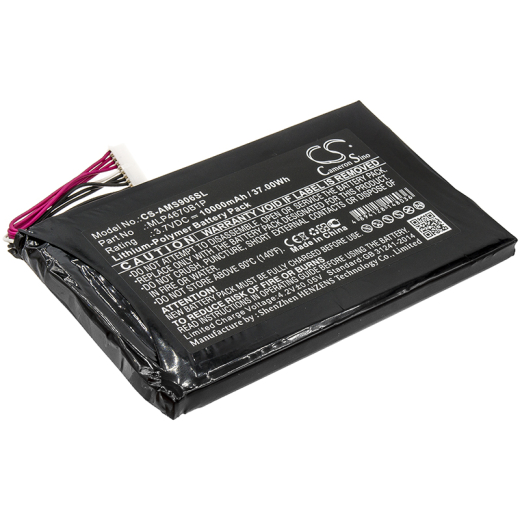 3.7V 10000mAh / 37.00Wh 10000mAh / 37.00Wh Akku f.:Autel Model: MLP4670B1P, Maxisys MS906BT, Maxisys MS906TS, MS906BT, MS906S, MS906TS 10000mAh / 37.