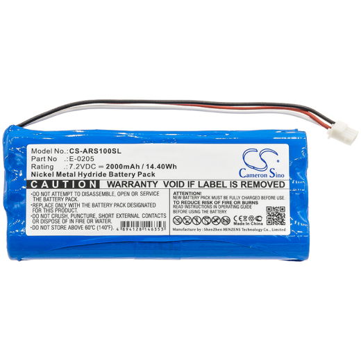 7.2V 2000mAh / 14.40Wh 2000mAh / 14.40Wh Akku f.:AAronia Model: E-0205, Spectran Handheld Spectrum Ana, Spectran Handheld Spectrum Ana, Spectran Hand