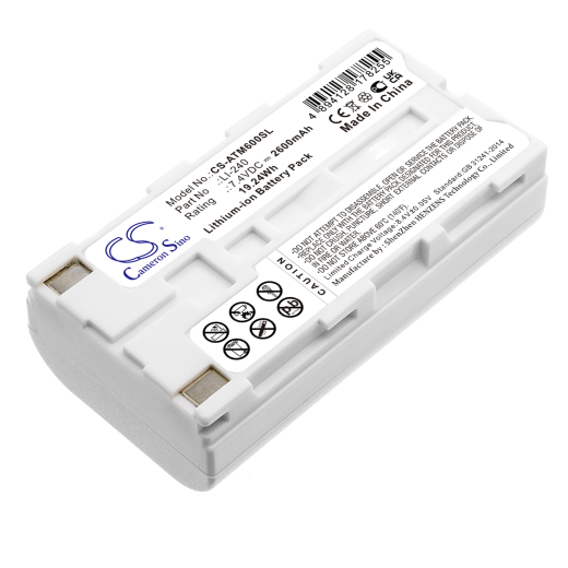 7.4V 2600mAh / 19.24Wh Li-ion Akku f.:Audio-Technica Model: LI-240, ATCS-M60, ATUC-IRDU