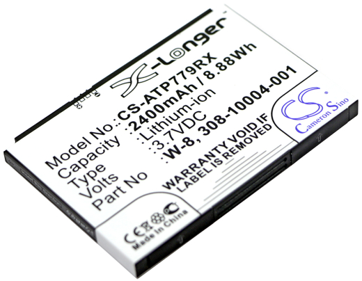 3.7V 2400mAh / 8.88Wh Li-ion Akku für: AT&T Model: 308-10004-01, W-7b, W-8, AC779S, AC797S, AirCard 779S, AirCard 779S 4G, AirCard 797S, AirCard 810,