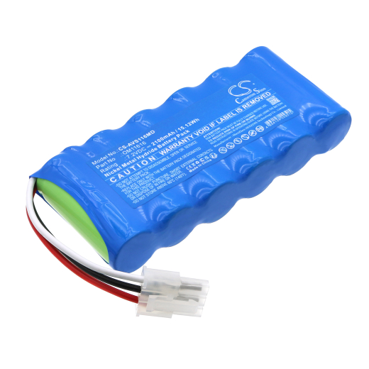 7.2V 2100mAh / 15.12Wh Nickel-Metallhydrid Akku für: Viasys Healthcare Model: B11616, BT-U029, OM11616, Nicolet Vascular Versalab SE, Nicolet Vascular