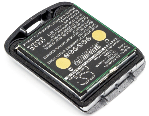 3.7V 700mAh / 2.59Wh Li-ion Akku f.:Tennovis Model: 5010808000, 5010808030, Integral D4