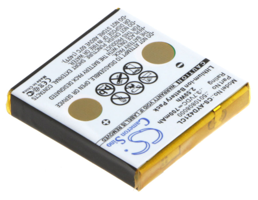 3.7V 700mAh / 2.59Wh Li-ion Akku f.:Avaya Model: 5010808000, D4, D4 Office, FC4, Funkwerk FC4, IH4, Tennovis Integral D4
