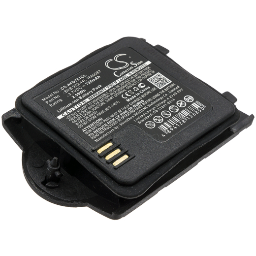 3.7V 700mAh / 2.59Wh Li-ion Akku f.:Ascom Model: 660087, 660088, BKB 902 44/1, BKB 902 44/1R1A, BKBNB 902 44/1, Grade 3, Messenger 9D24 MKII, RAID2,
