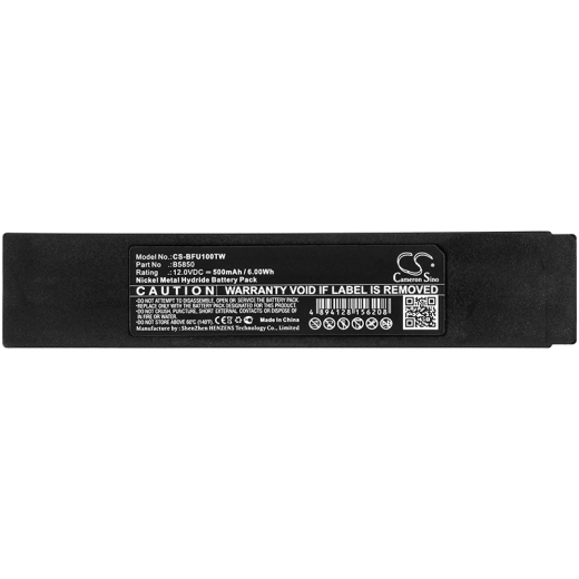 12.0V 500mAh / 6.00Wh Ni-MH Akku f.:Bosch Model: B5850, B5860, FuG10, HFG10