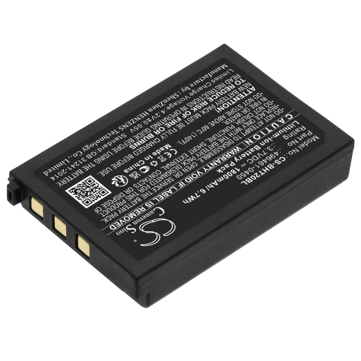 3.7V 1800mAh / 6.66Wh Li-ion Akku f.:Nippon Model:, BHT-200, BHT-300, BHT-400, BT-20L, DS22L1-D, DS22L1-G