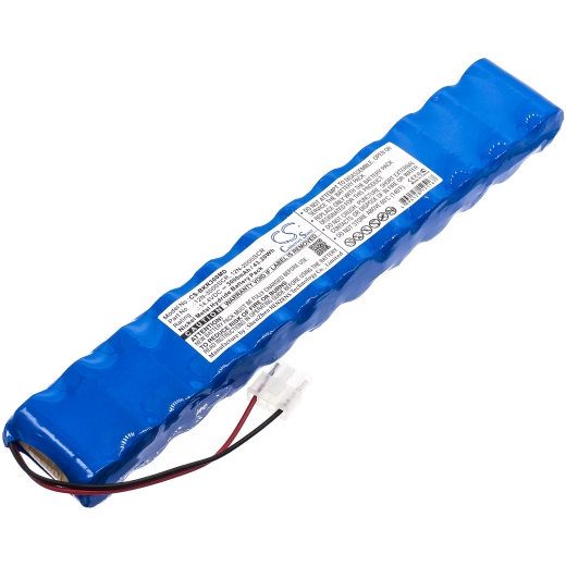 14.4V 3000mAh / 43.20Wh Nickel-Metallhydrid Akku für: Schiller Model:defiscope DS, Defigard 3002, Defigard 3002 IH