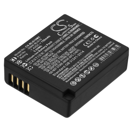 7.4V 750mAh / 5.55Wh Li-ion Akku f.:Leica Model: BP-DC15, D-Lux Type 109