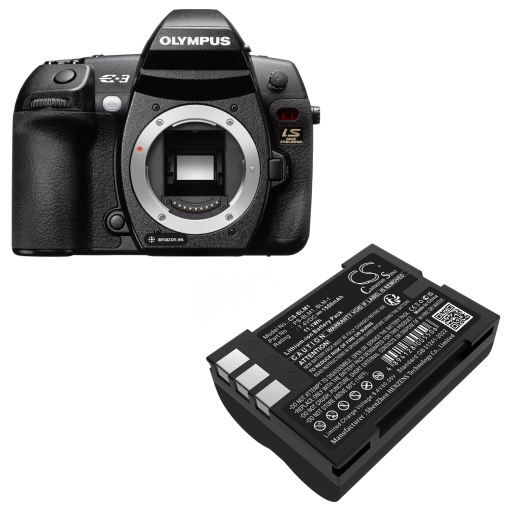 7.4V 1500mAh Li-ion Akku f.:Olympus Model: BLM-1, PS-BLM1, C-7070, C-8080 Wide Zoom, Camedia C-5060 Wide Zoom, Camedia C-7070 Wide Zoom, Camedia C-80