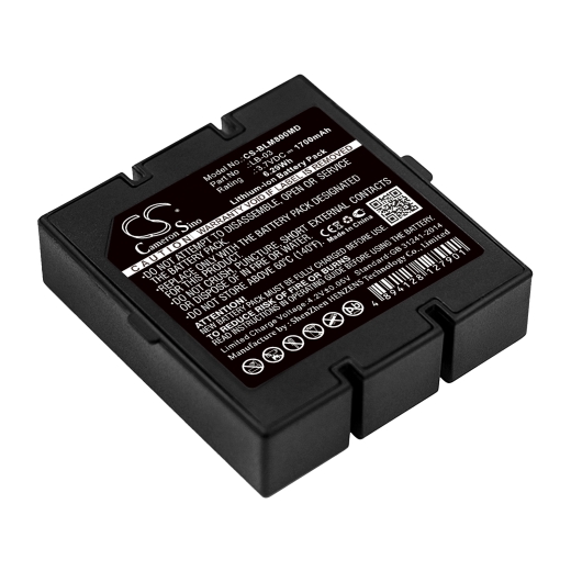 3.7V 1700mAh / 6.29Wh Li-Ionen Akku für: BIOLIGHT Model: 12-100-0002, LB-03