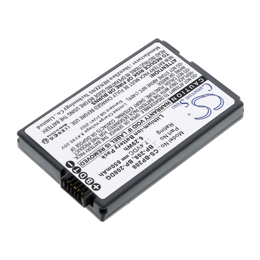 7.4V 850mAh Li-ion Akku f.:Canon Model: BP-208, BP-208DG, DC10, DC100, DC20, DC201, DC21, DC210, DC22, DC220, DC230, DC40, DC50, DC51, DC95, Elura100