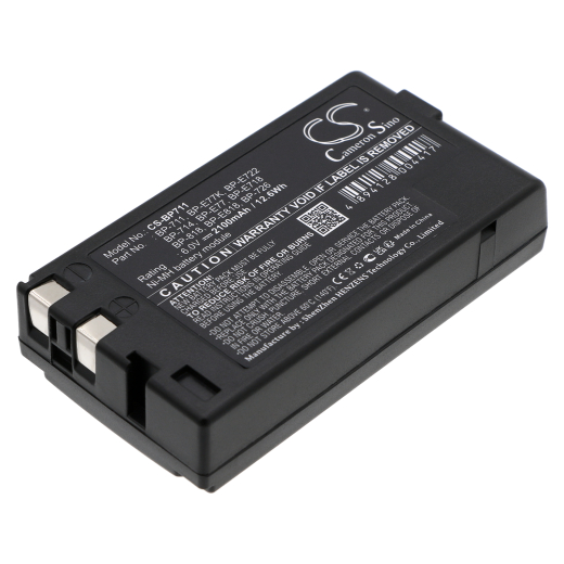 6.0V 2100mAh / 12.6Wh Ni-MH Akku f.:Canon Model: BP-711, BP-714, BP-726, BP-818, BP-E718, BP-E722, BP-E77, BP-E77K, BP-E818, E06, E07, E08, E09, E20,